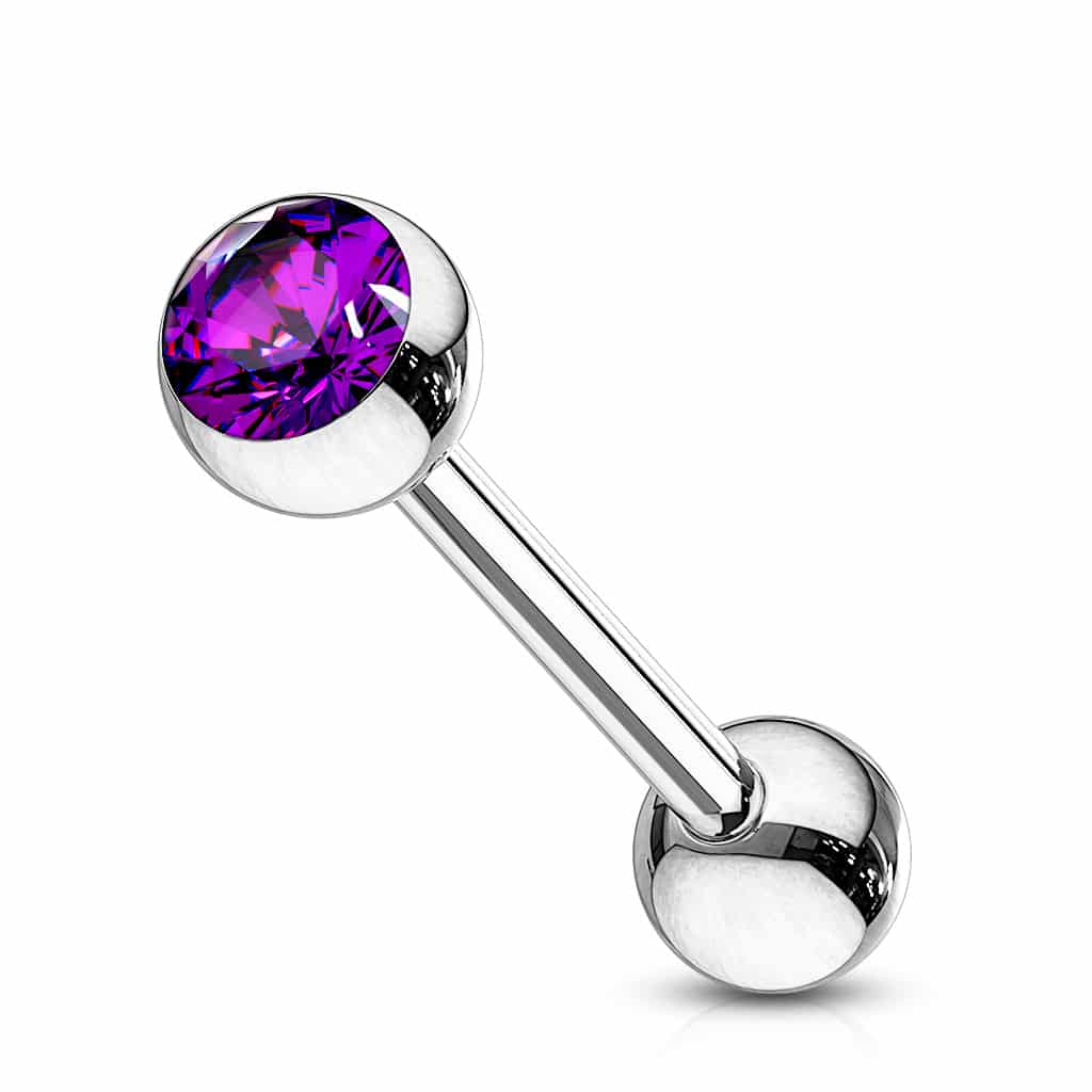 Barbell met gekleurde kristal - Afbeelding 15