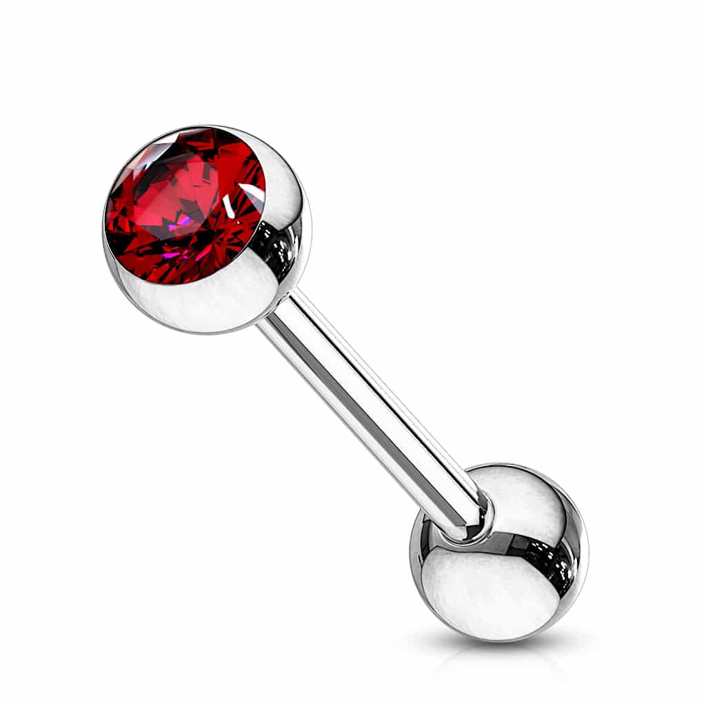 Barbell met gekleurde kristal - Afbeelding 13